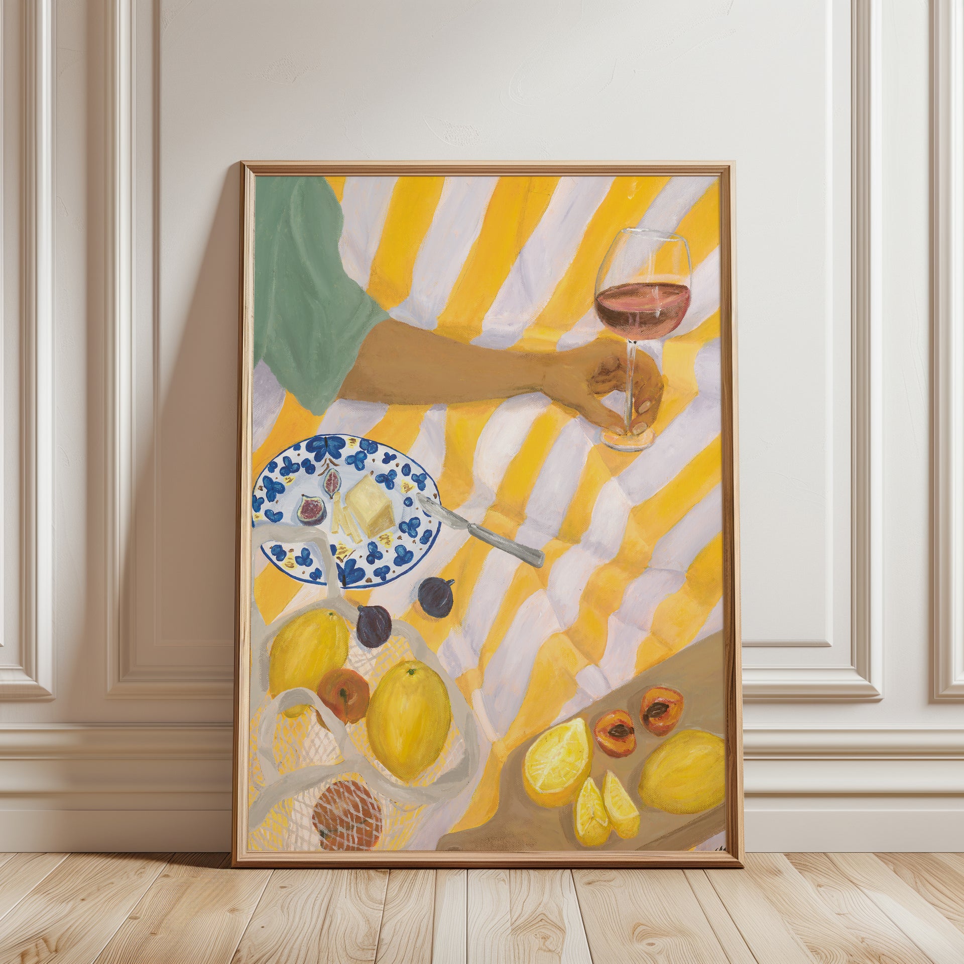 Amalfi Picnick- Poster