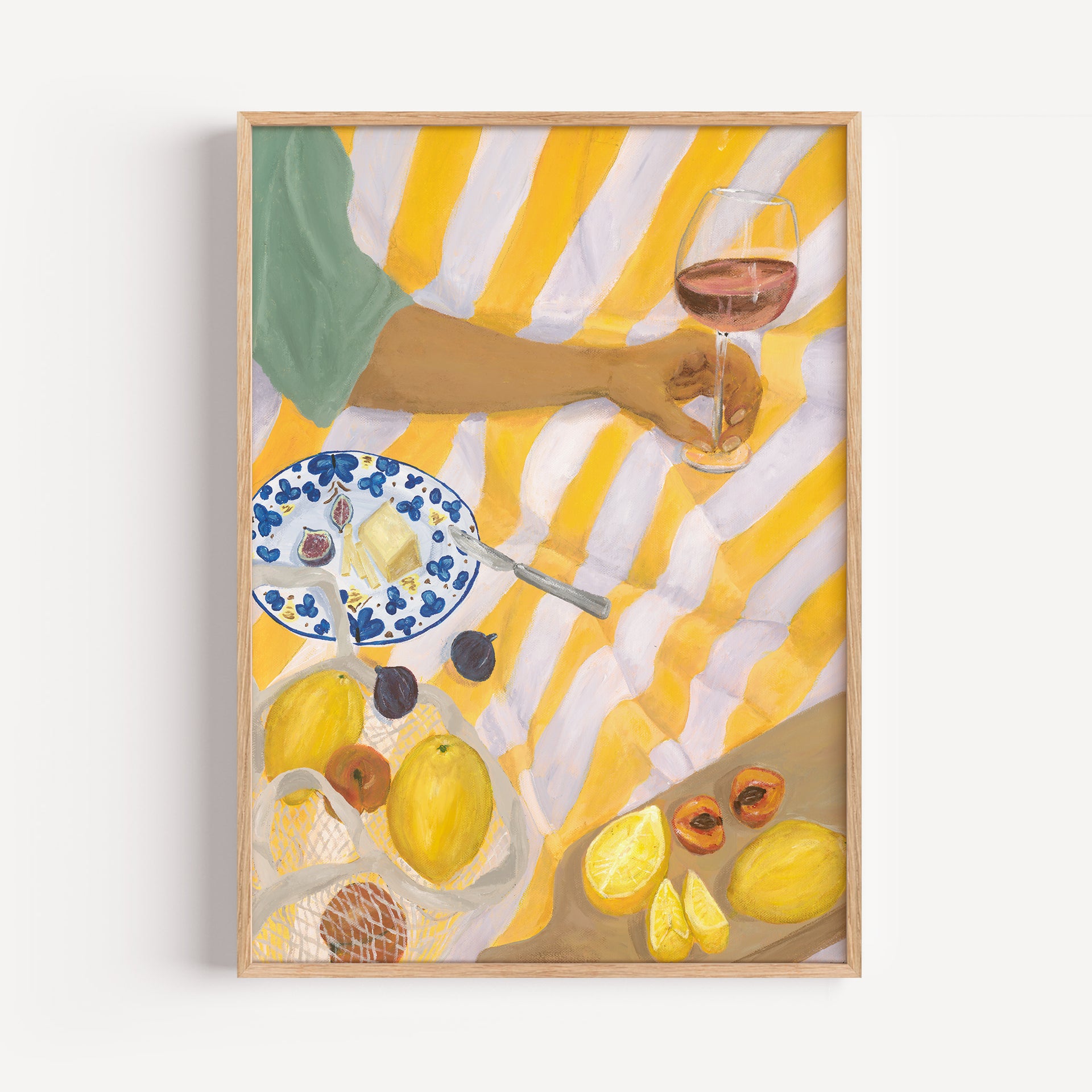 Amalfi Picnick- Poster