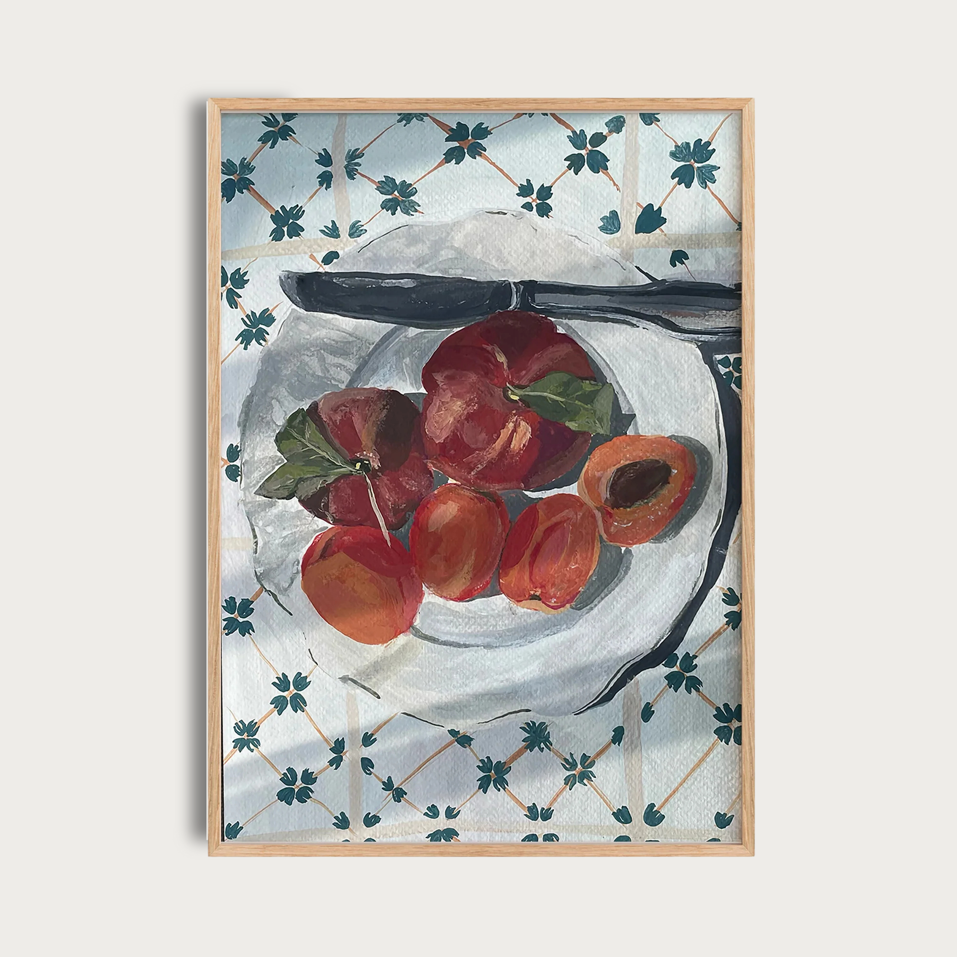 Sous le Pêcher - Poster