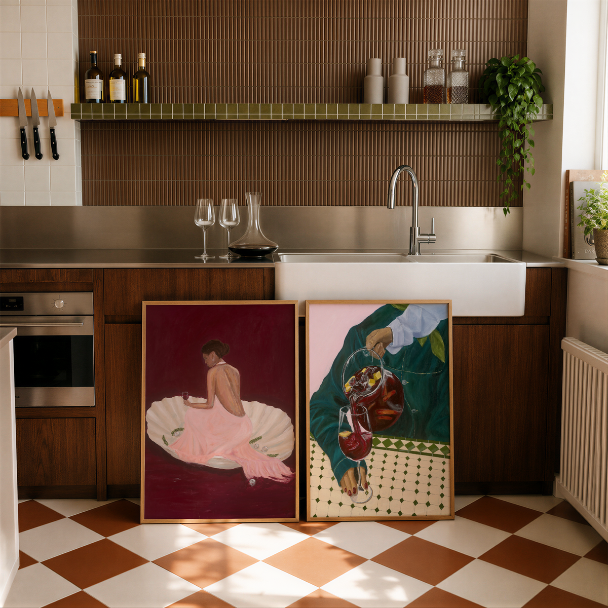 River of wine – poster och tavla av Ayla Arslan, bild 2