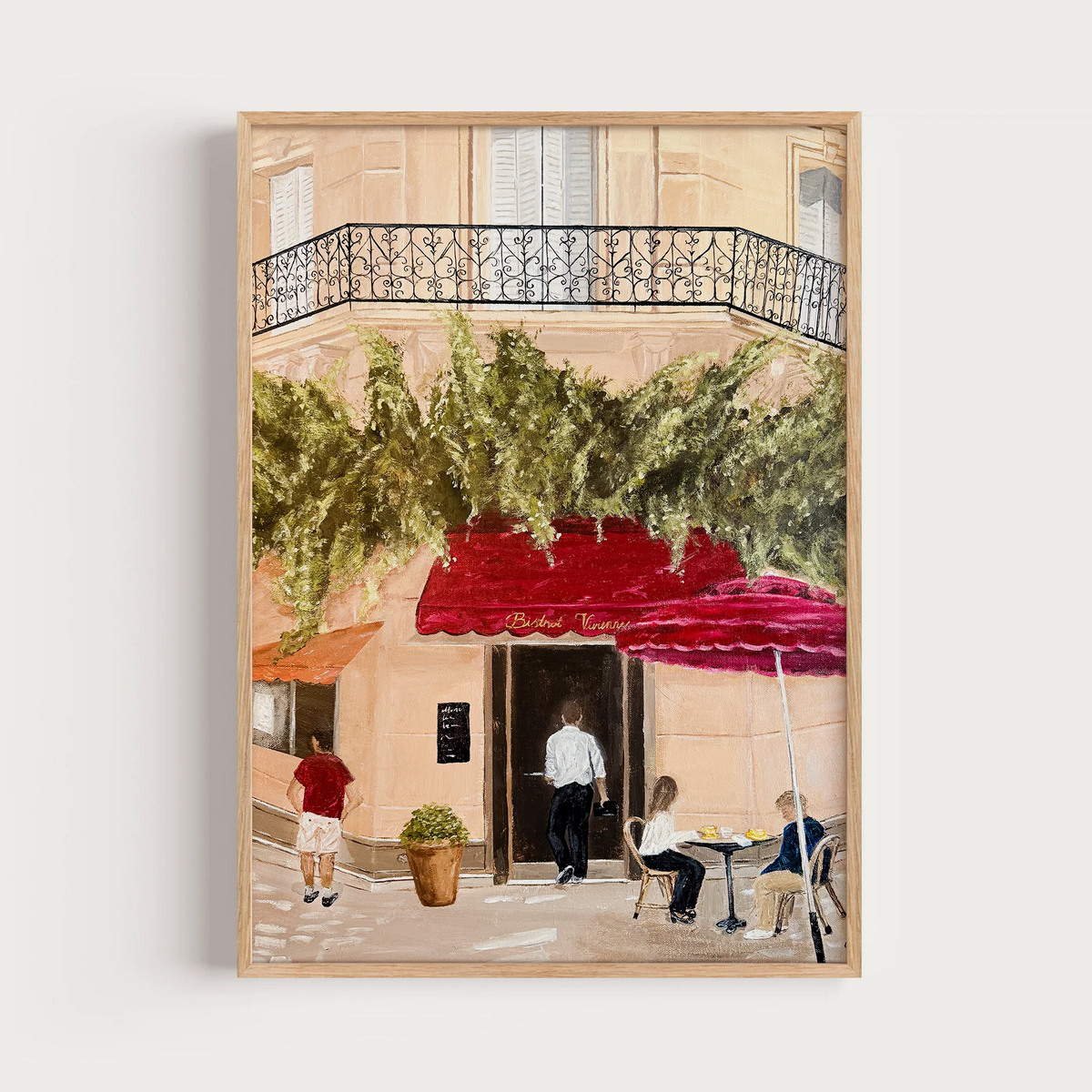 When in Paris – poster av Ayla Arslan, tavla efter akrylmålning